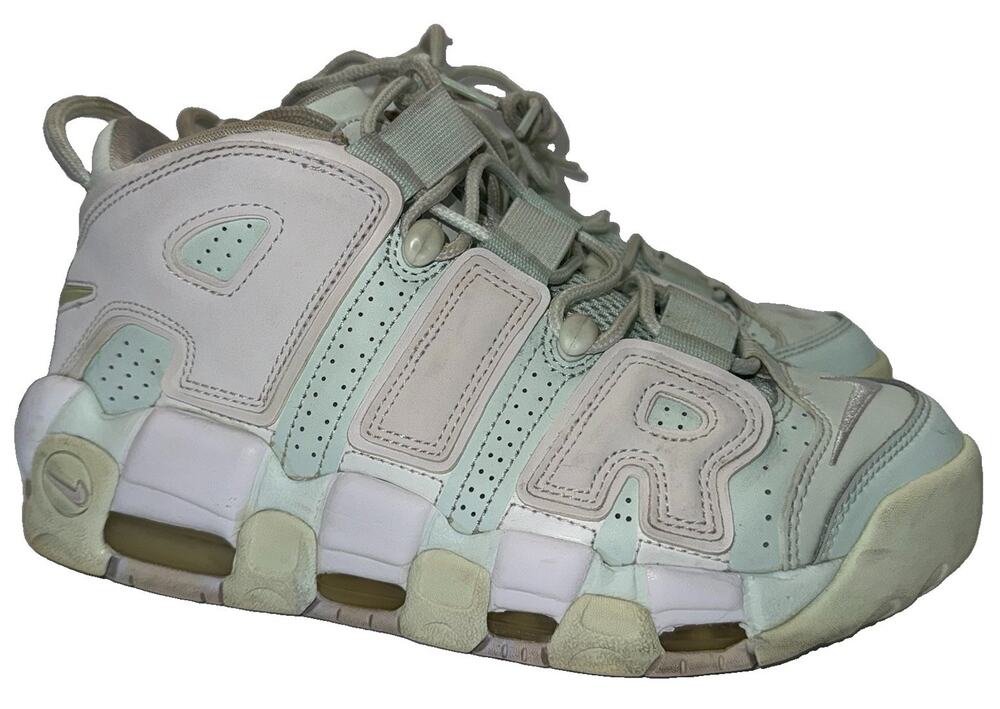 Nike Air More Uptempo Barely Green White Women’s Size 8 917593-300 Shoes